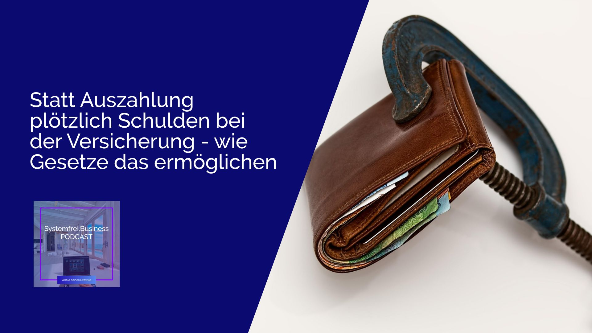 Statt Auszahlung plötzlich Schulden bei der Versicherung – wie Gesetze das ermöglichen [System-Aufklärung]